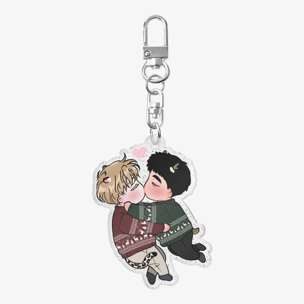 A Golden Pair Acrylic Keychain - Image 4