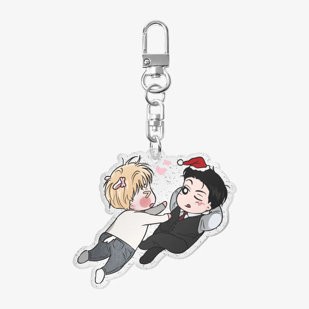 A Golden Pair Acrylic Keychain - Image 5