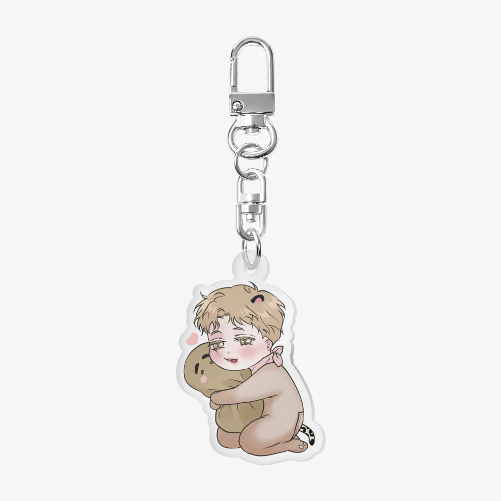 A Golden Pair Acrylic Keychain - Image 8