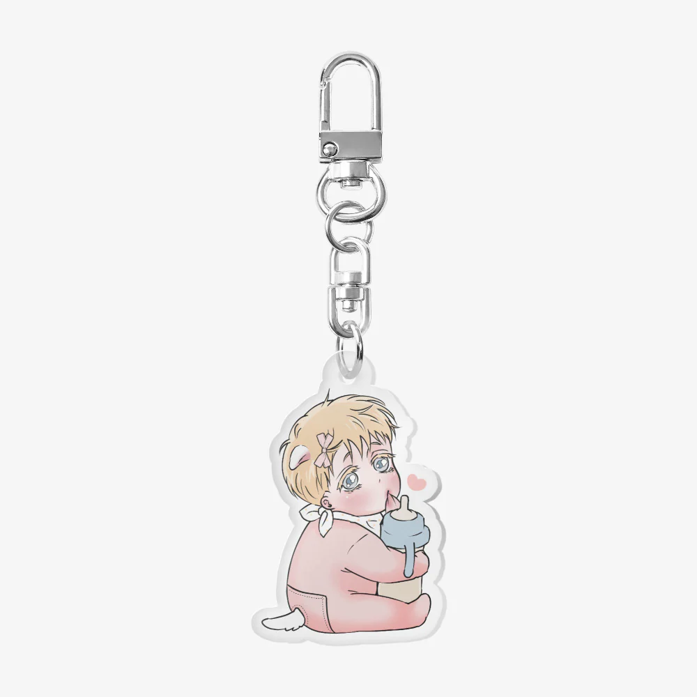 A Golden Pair Acrylic Keychain - Image 9