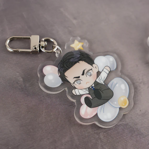 Love Me Not Acrylic Keychain - Image 3