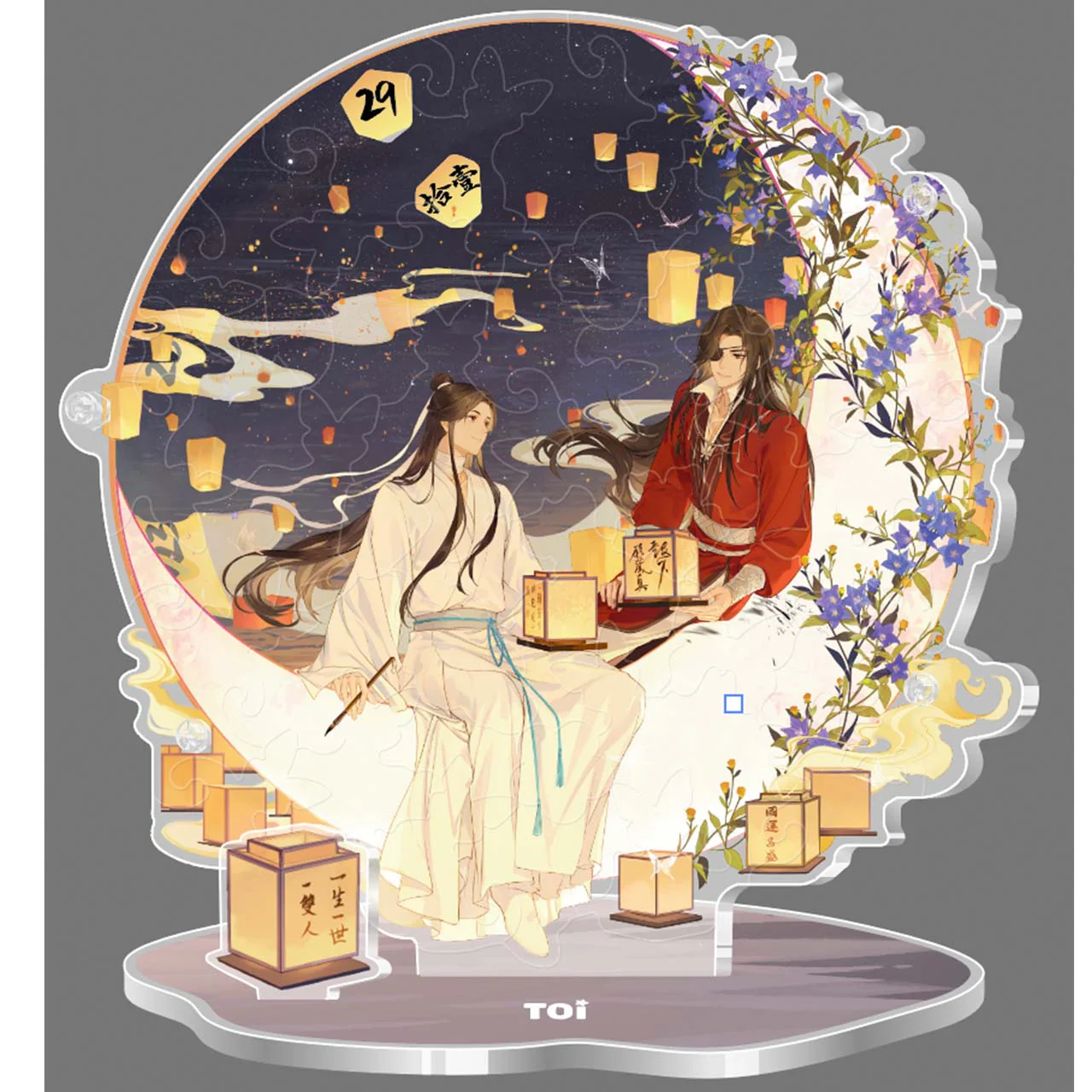 Heaven Official's Blessing Animation Perpetual Calendar Acrylic Puzzle - Image 2