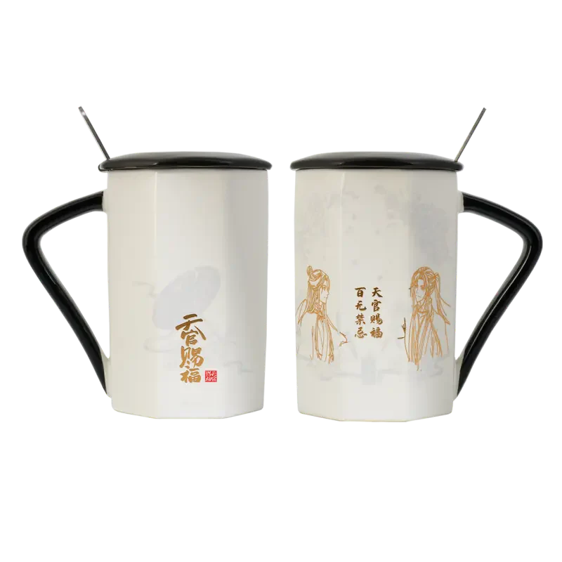 Heaven Official's Blessing Animation 'Walk with You' Faceted Ceramic Cup - Image 5