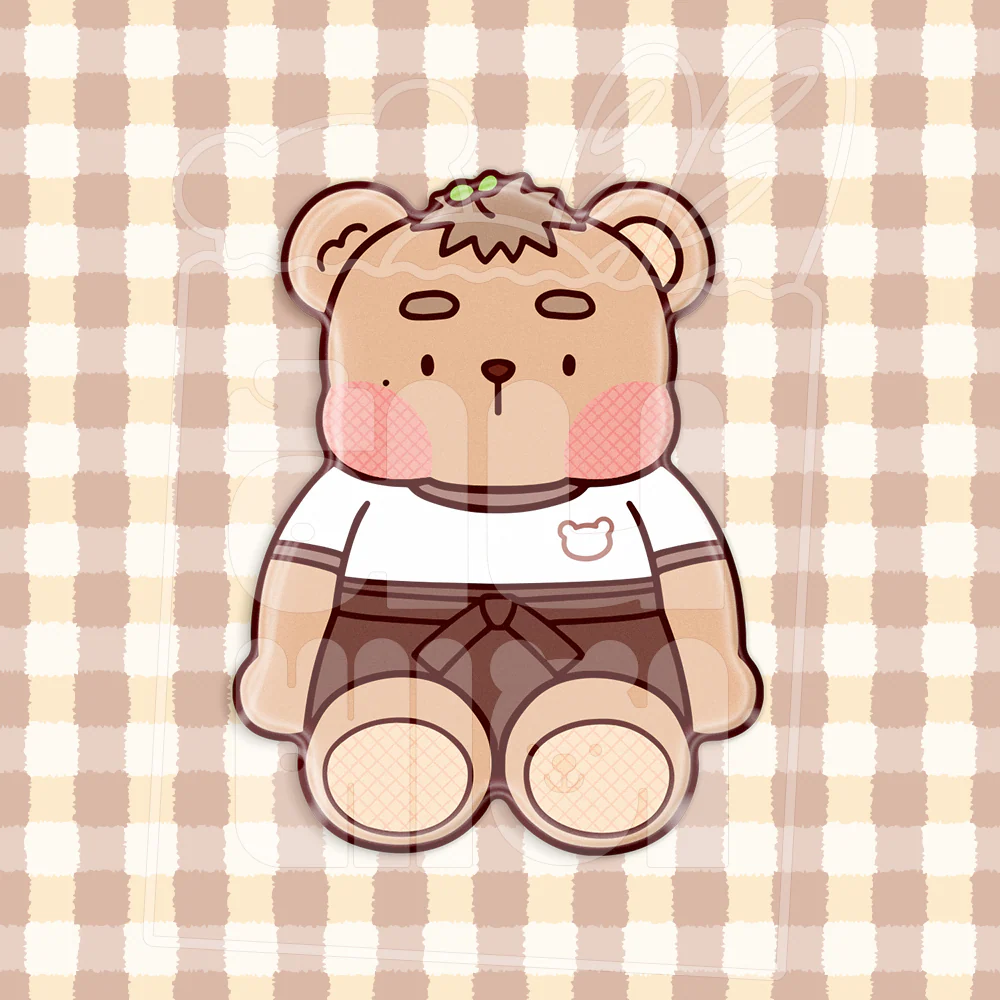 Honey Bear Mini Acrylic Block & Phone Grip - Image 4
