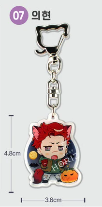 Horror Island Acrylic Keychain - Image 10