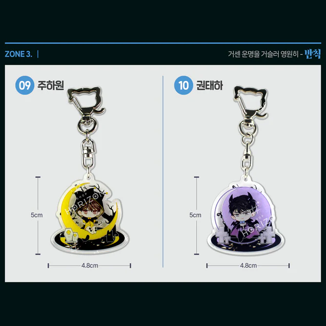 Horror Island Acrylic Keychain - Image 12