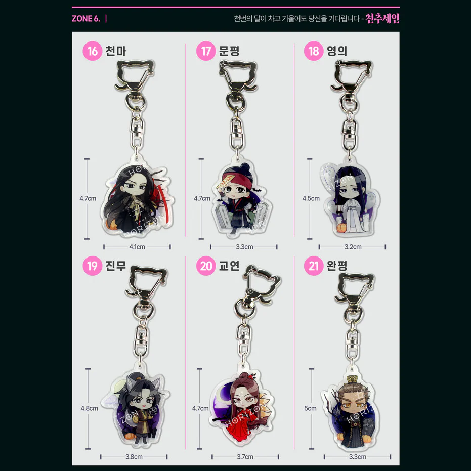 Horror Island Acrylic Keychain - Image 22