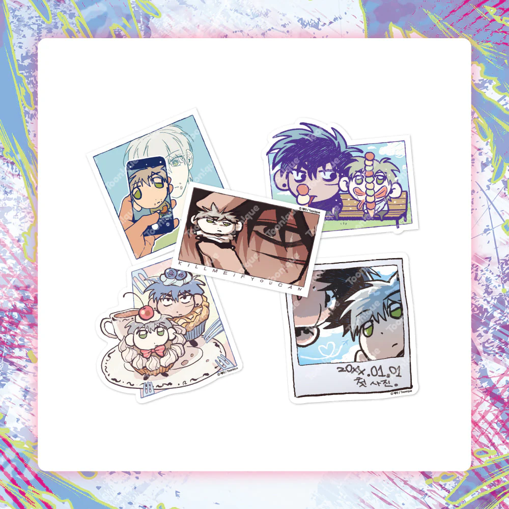 Kill Me If You Can Big Removable Sticker Pack