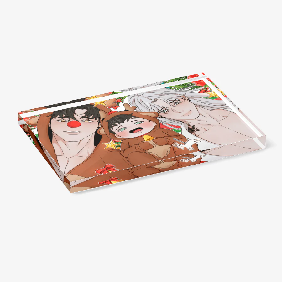 Minmotion Syndrome Christmas Acrylic Block - Image 2