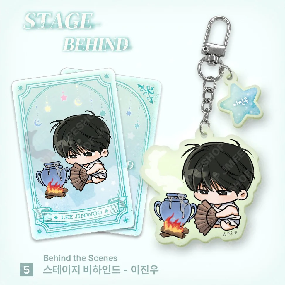 Monthly Star Sign Aquarius Acrylic Keychain - Image 6