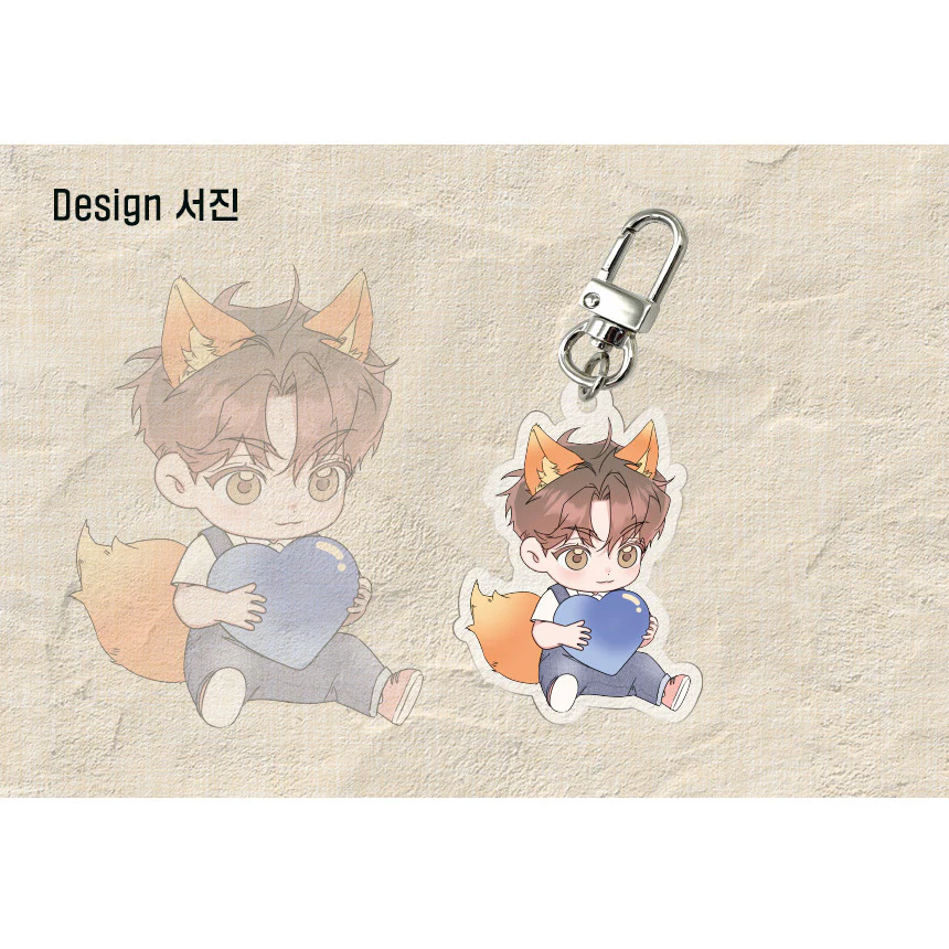 Nevermind Darling Acrylic Keychain - Image 2