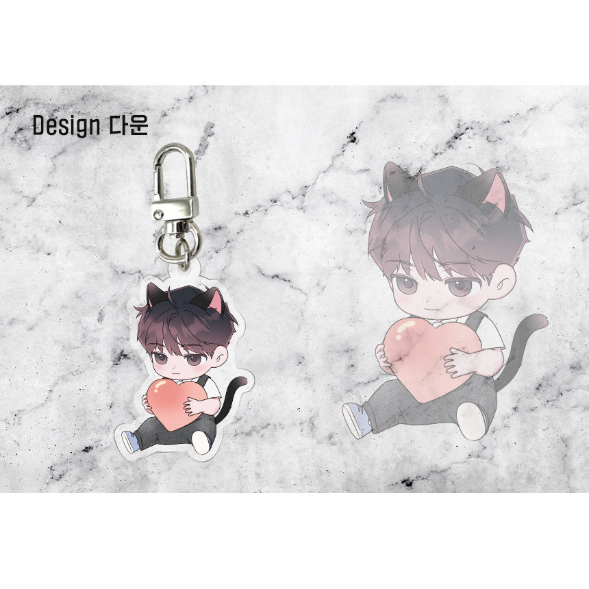 Nevermind Darling Acrylic Keychain - Image 3