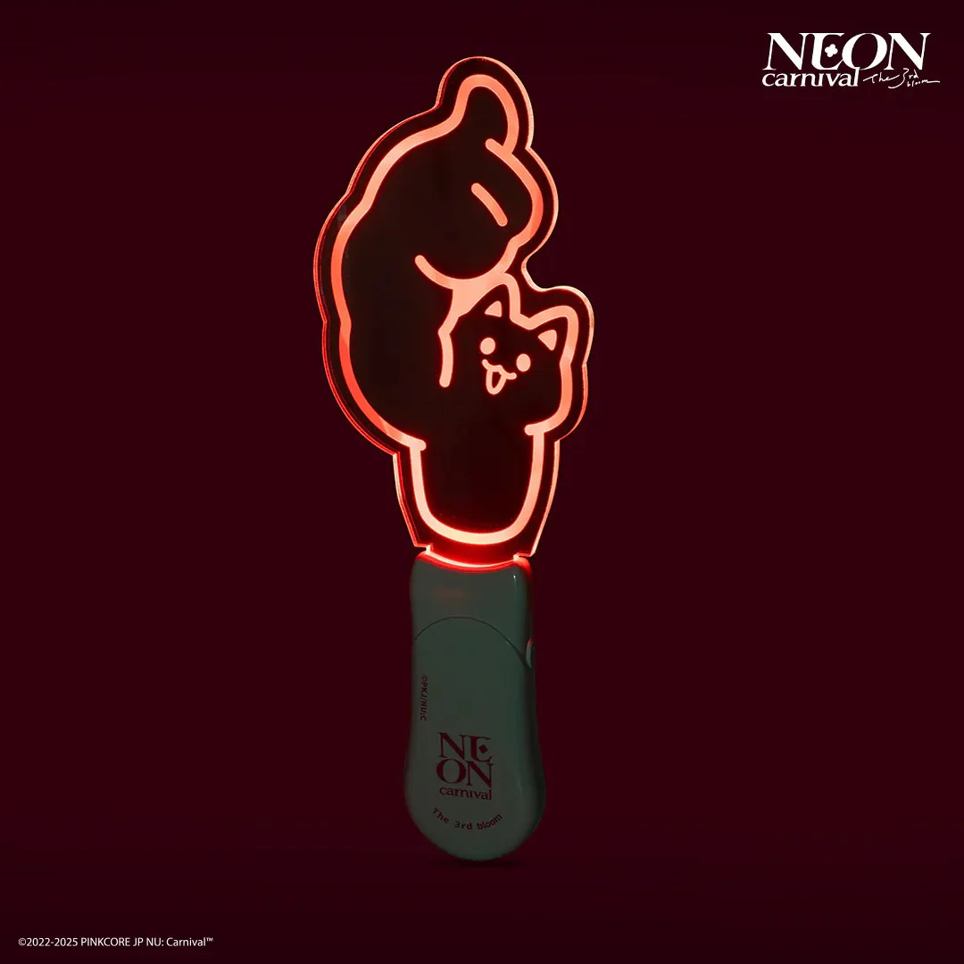 NU: Carnival Neon Carnival The 3rd Bloom Awesome Cat Lightstick - Image 2