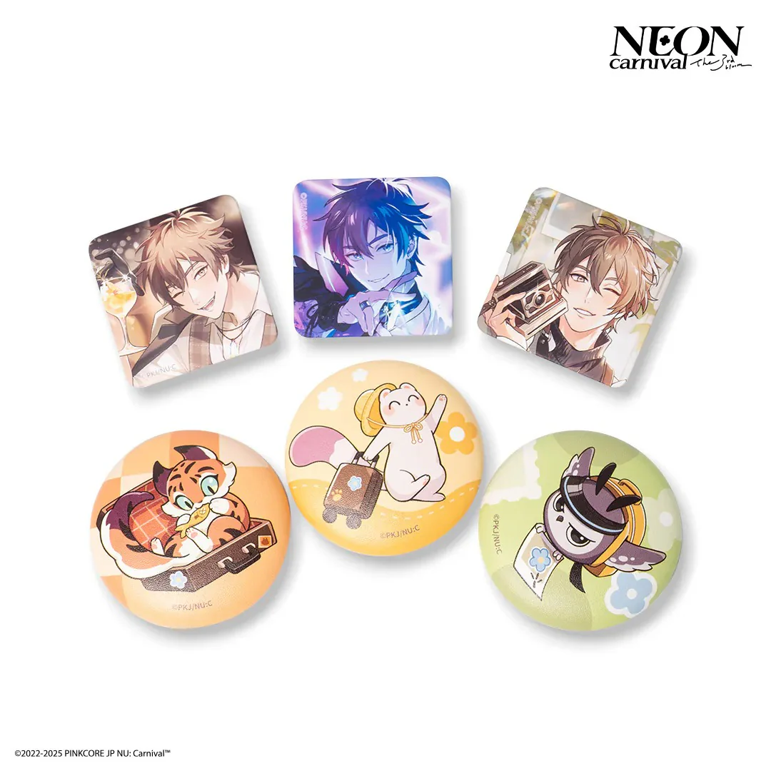 NU: Carnival Neon Carnival The 3rd Bloom Klein Souvenir Badge