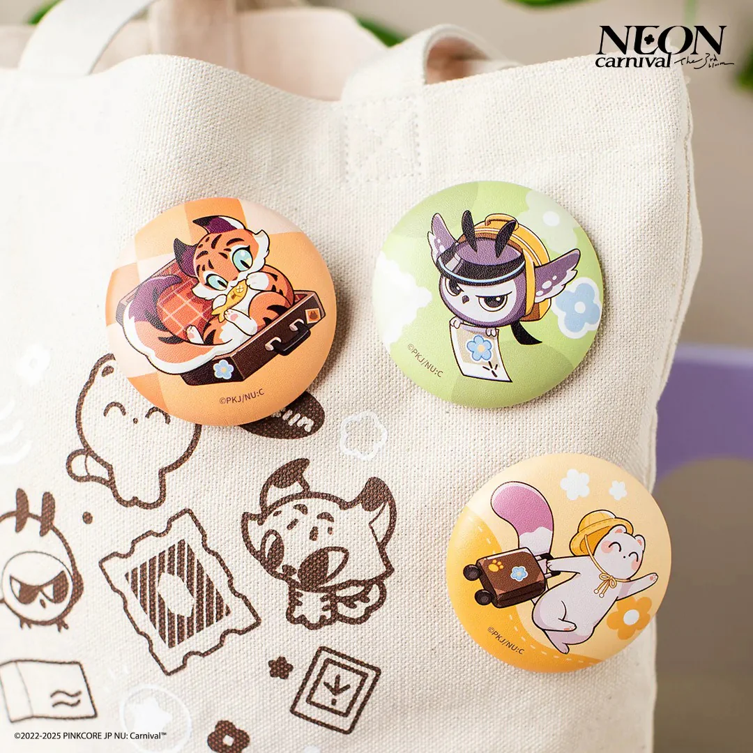 NU: Carnival Neon Carnival The 3rd Bloom Klein Souvenir Badge - Image 3