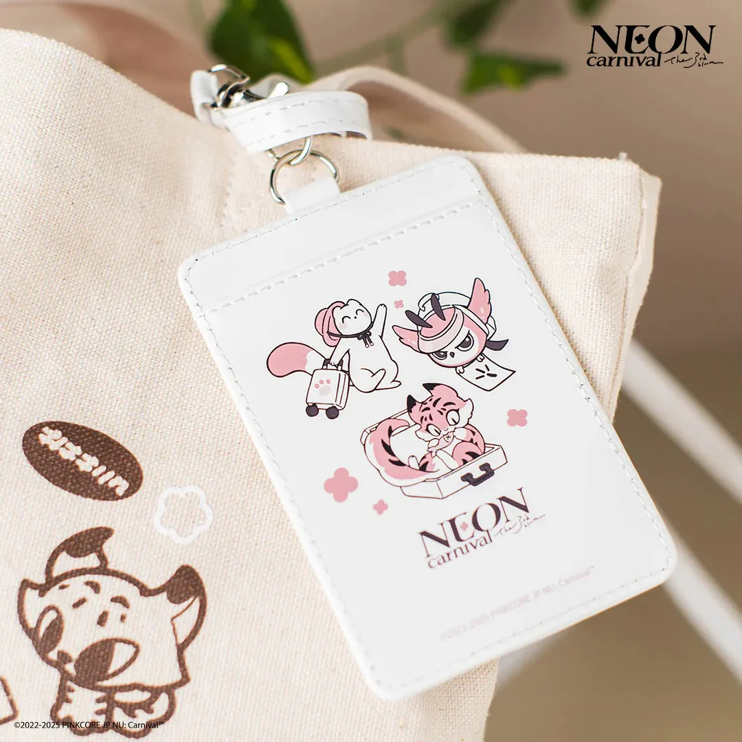 NU: Carnival Neon Carnival The 3rd Bloom Luggage Tag Holder & Eiden PVC ID Card
