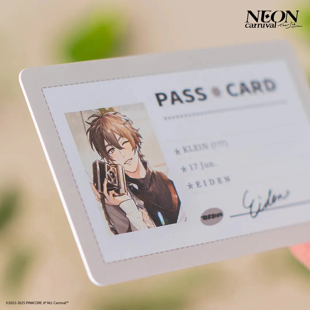 NU: Carnival Neon Carnival The 3rd Bloom Luggage Tag Holder & Eiden PVC ID Card - Image 3