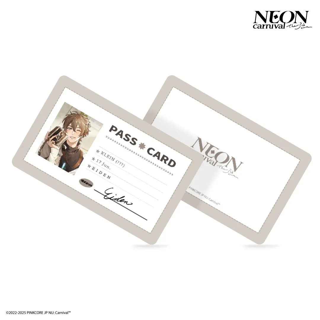 NU: Carnival Neon Carnival The 3rd Bloom Luggage Tag Holder & Eiden PVC ID Card - Image 7