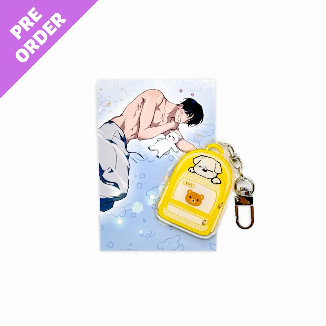 Paws & Claws Puppy in Bag Acrylic Keychain