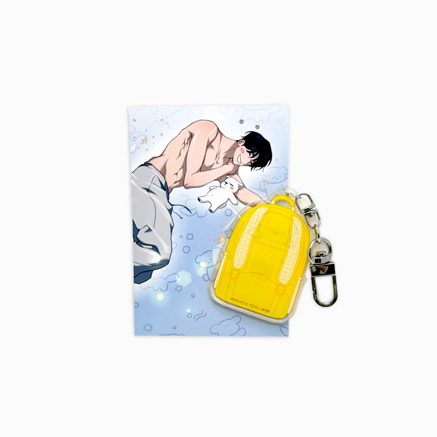 Paws & Claws Puppy in Bag Acrylic Keychain - Image 3