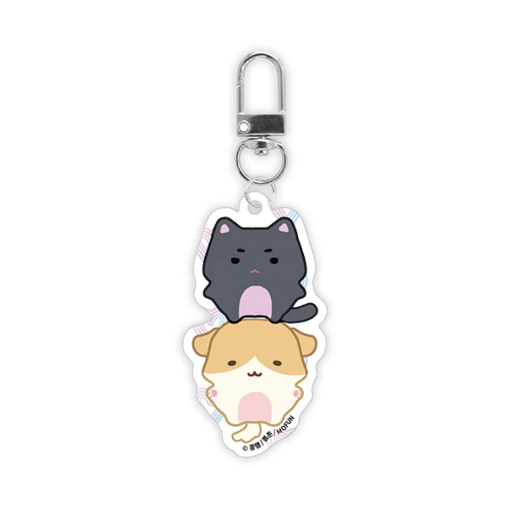 Pond Where Flowers Fall Chibi Acrylic Keychain - Image 2