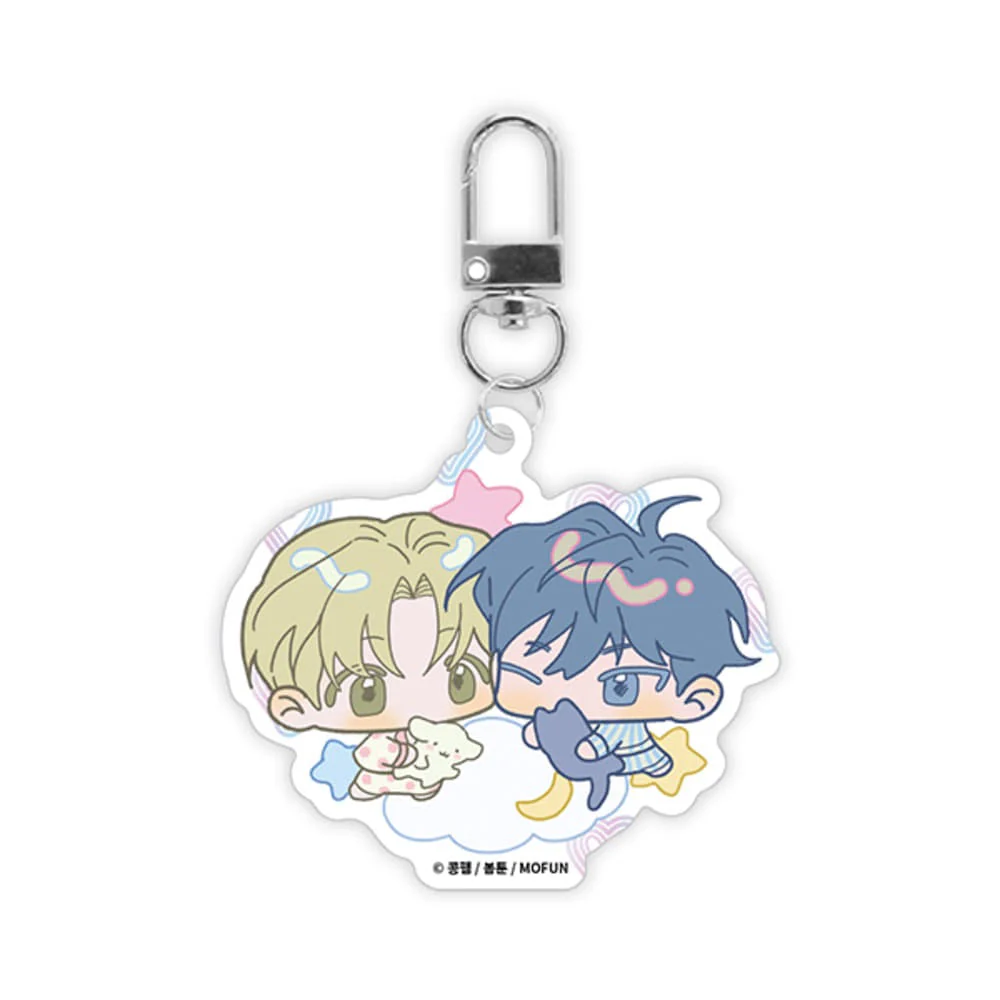Pond Where Flowers Fall Chibi Acrylic Keychain - Image 3