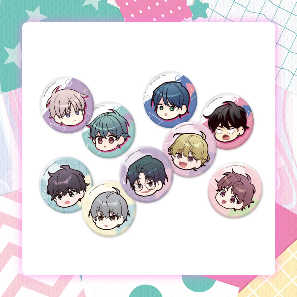 Robber x Lover & Merry Marbling Can Badge