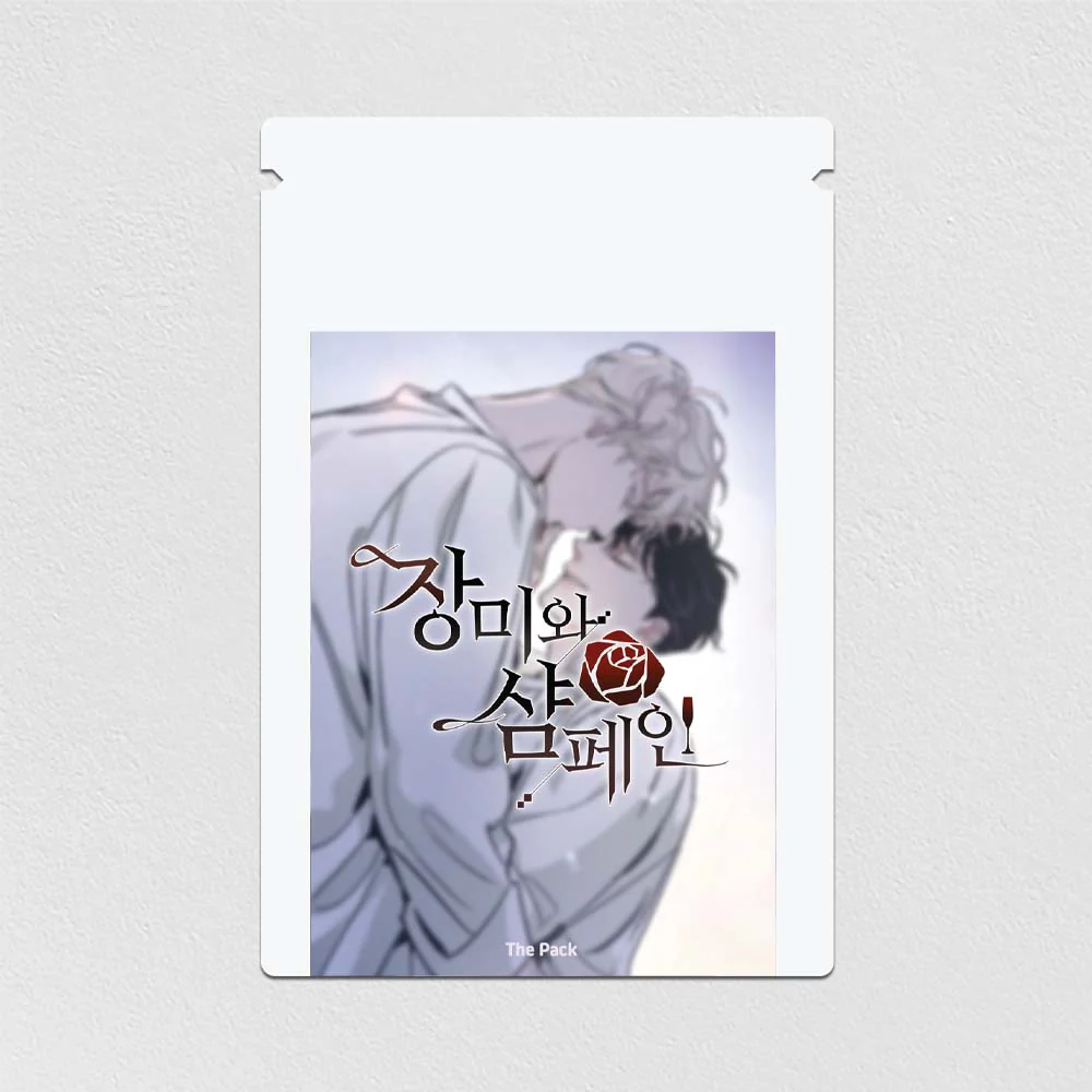 Roses and Champagne Photocard (4 Random Cards in 1 Pack)