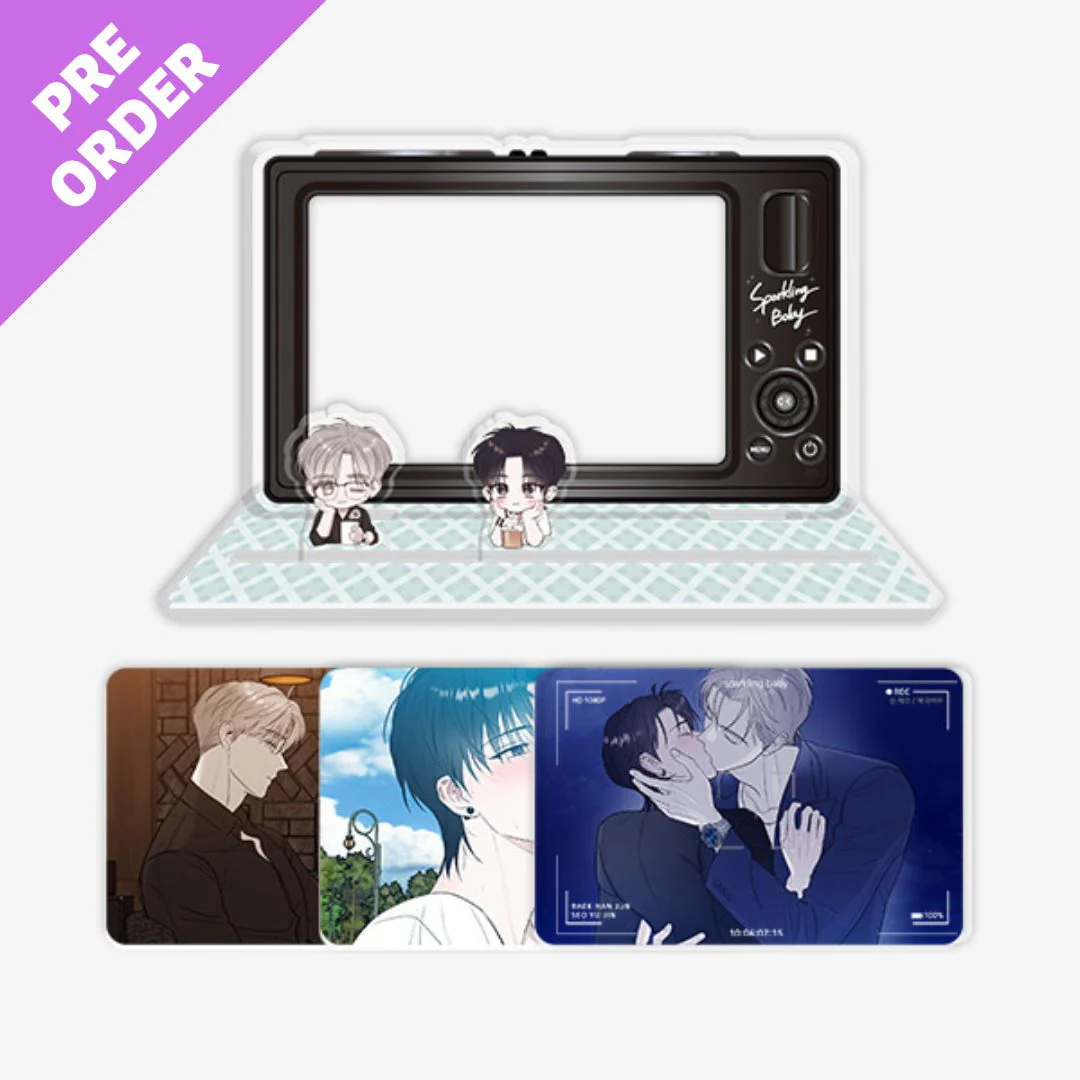 Sparkling Baby Camera Acrylic Photocard Holder Stand