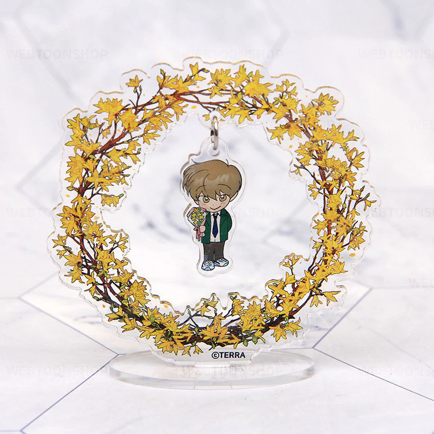 Spinach Bouquet Four Seasons Dangle Acrylic Stand & Keychain - Image 3