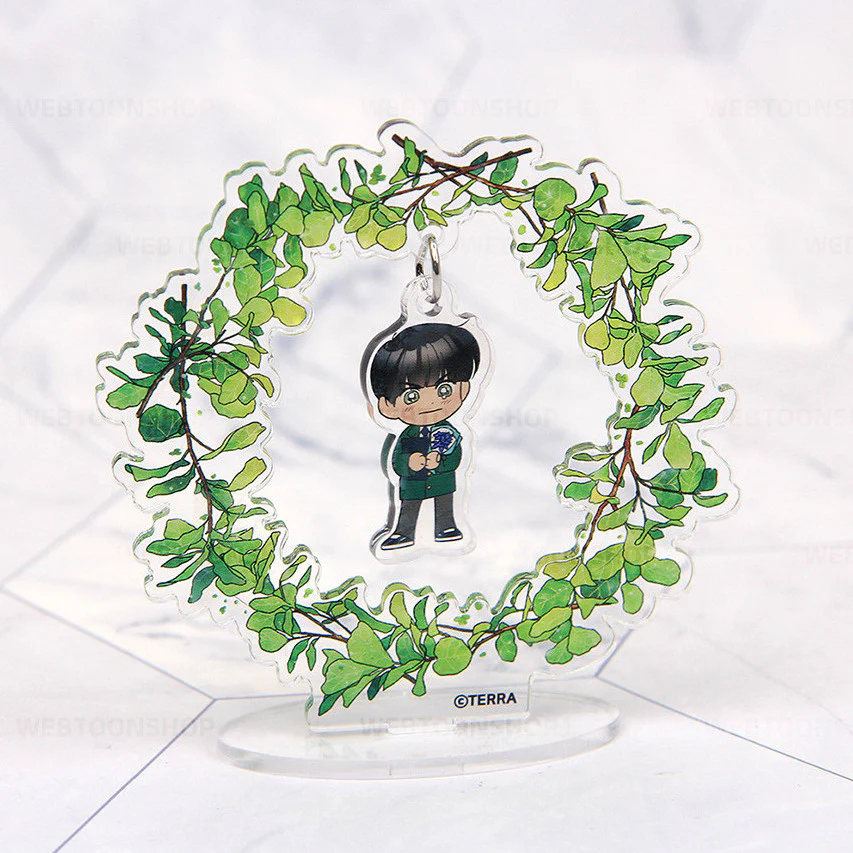 Spinach Bouquet Four Seasons Dangle Acrylic Stand & Keychain - Image 4