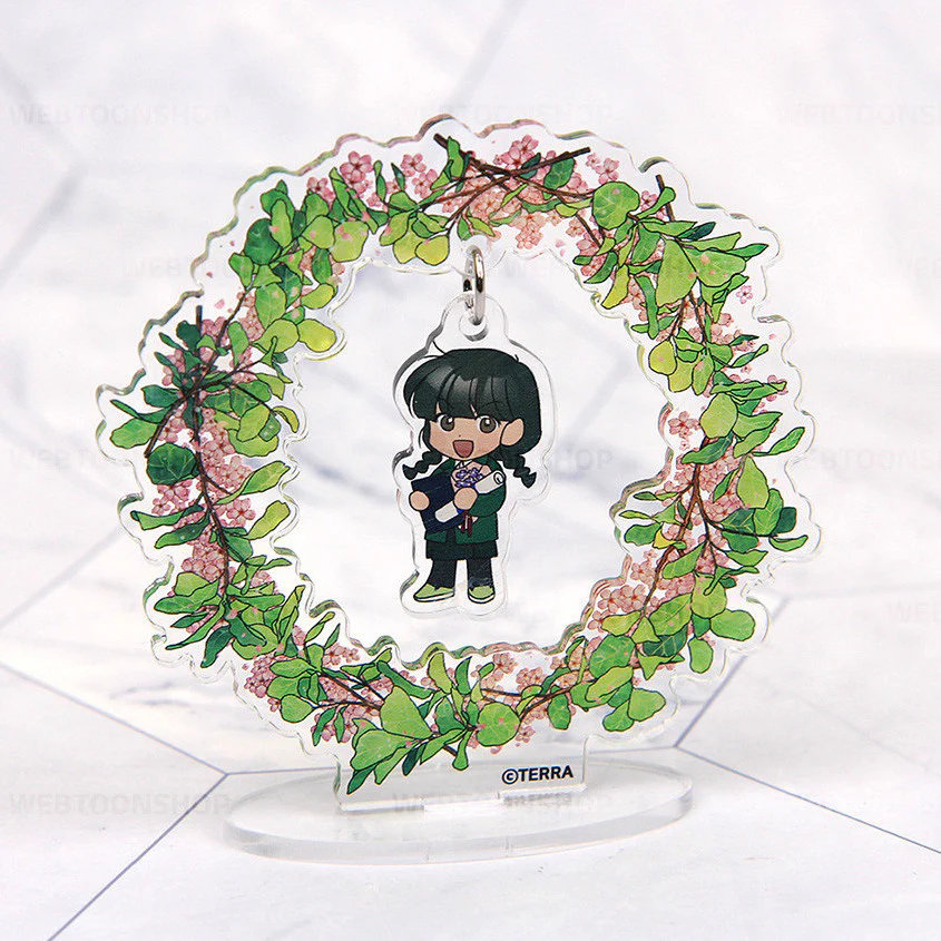 Spinach Bouquet Four Seasons Dangle Acrylic Stand & Keychain - Image 5