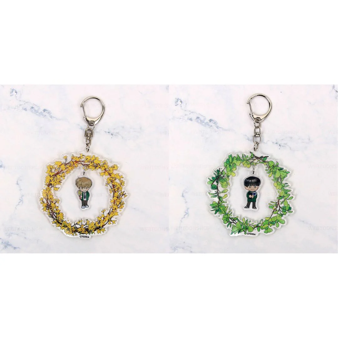 Spinach Bouquet Four Seasons Dangle Acrylic Stand & Keychain - Image 9