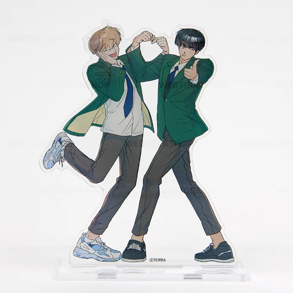 Spinach Bouquet Heart Acrylic Stand