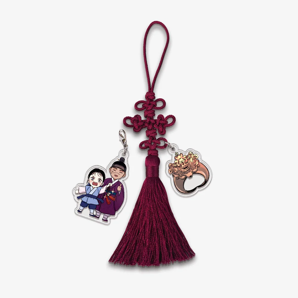 Steel Under Silk Norigae Keychain