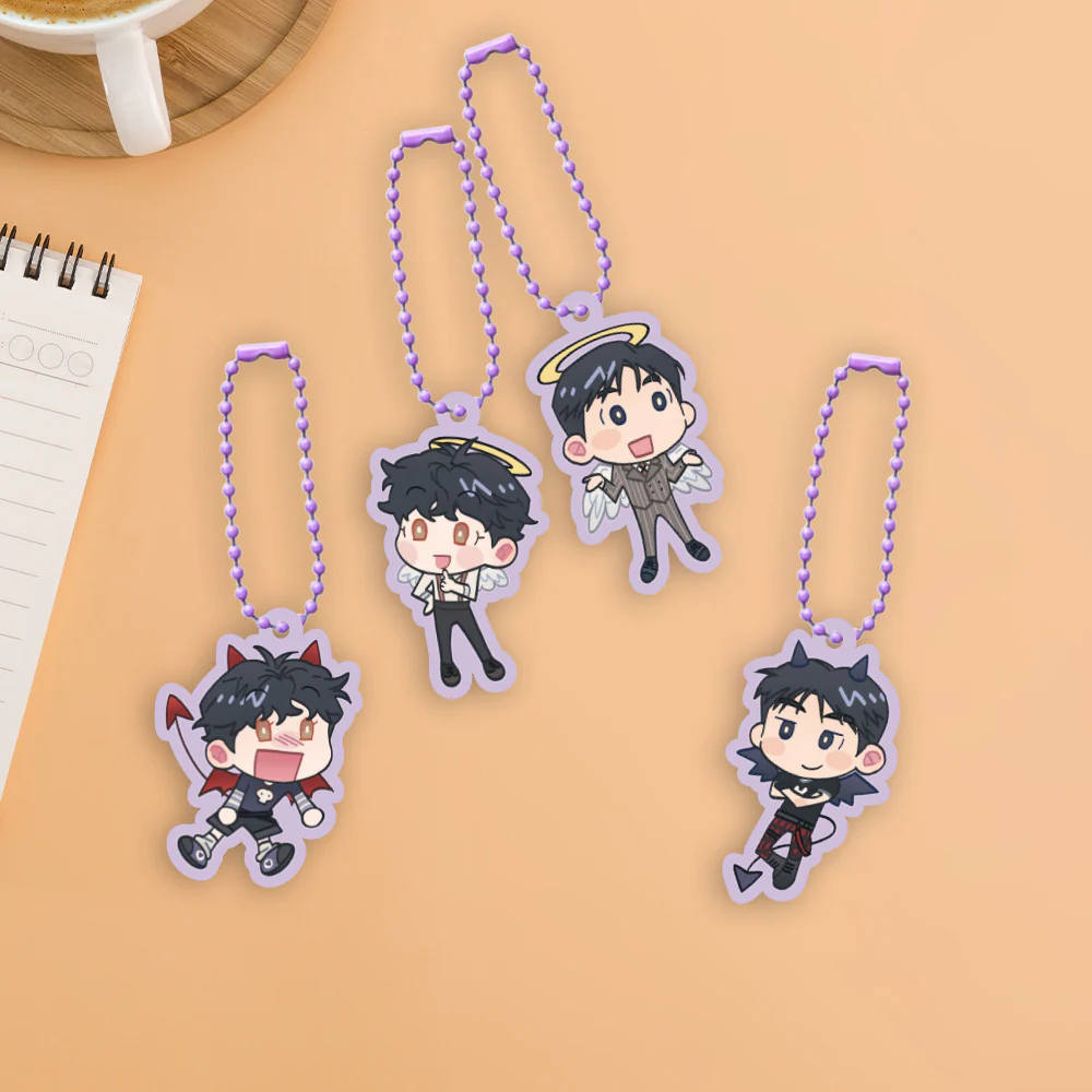 Tapping My Ex's New Lover Color Acrylic Keychain