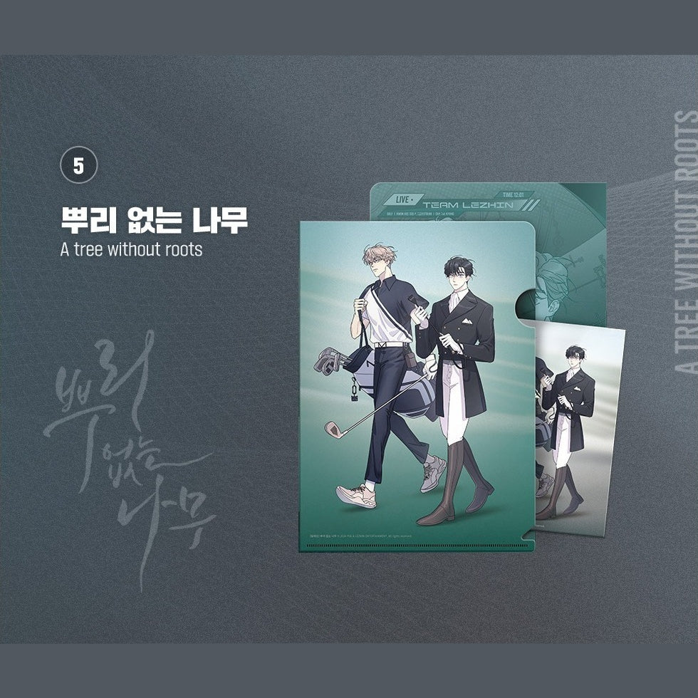 Team Lezhin Clear File & Couple Postcard - Image 6