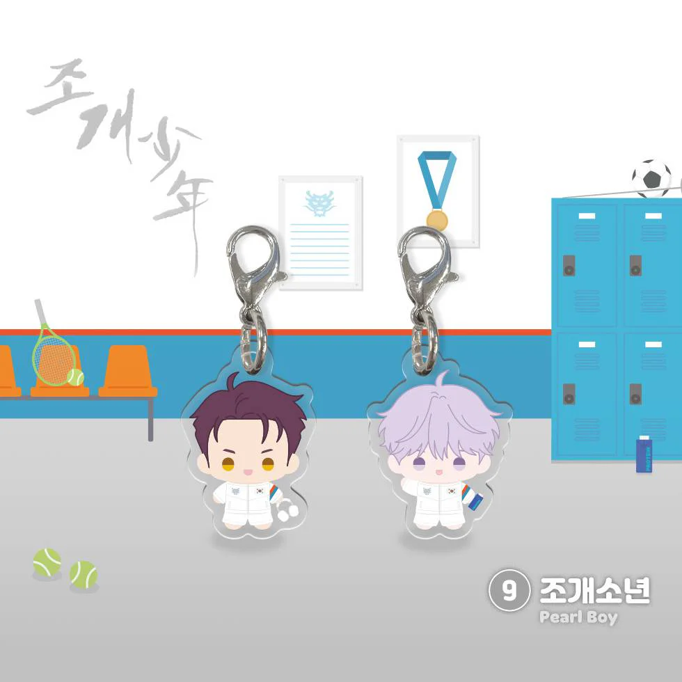 Team Lezhin Mini Bbosiraegi Acrylic Charm - Image 10
