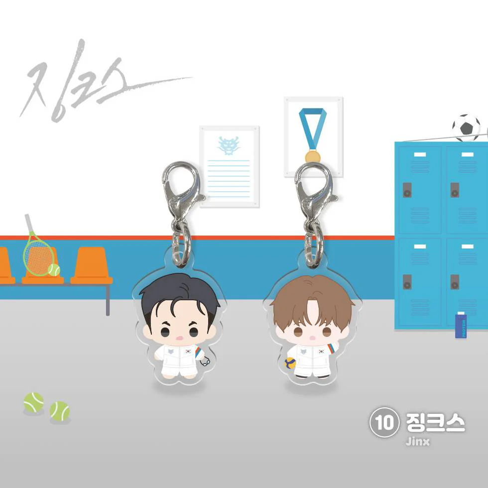 Team Lezhin Mini Bbosiraegi Acrylic Charm - Image 11