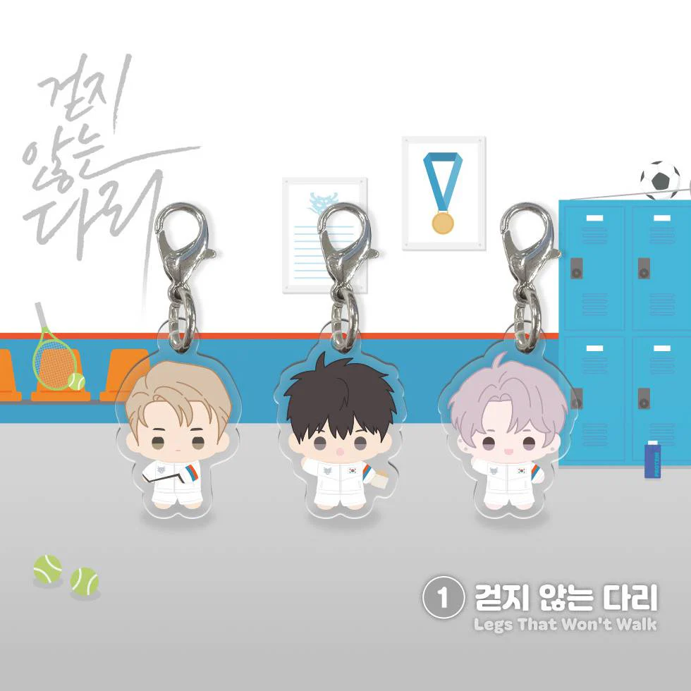 Team Lezhin Mini Bbosiraegi Acrylic Charm - Image 2
