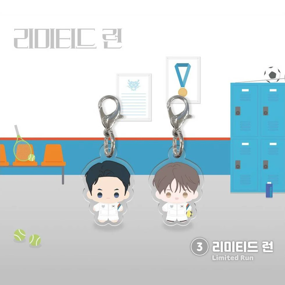 Team Lezhin Mini Bbosiraegi Acrylic Charm - Image 4