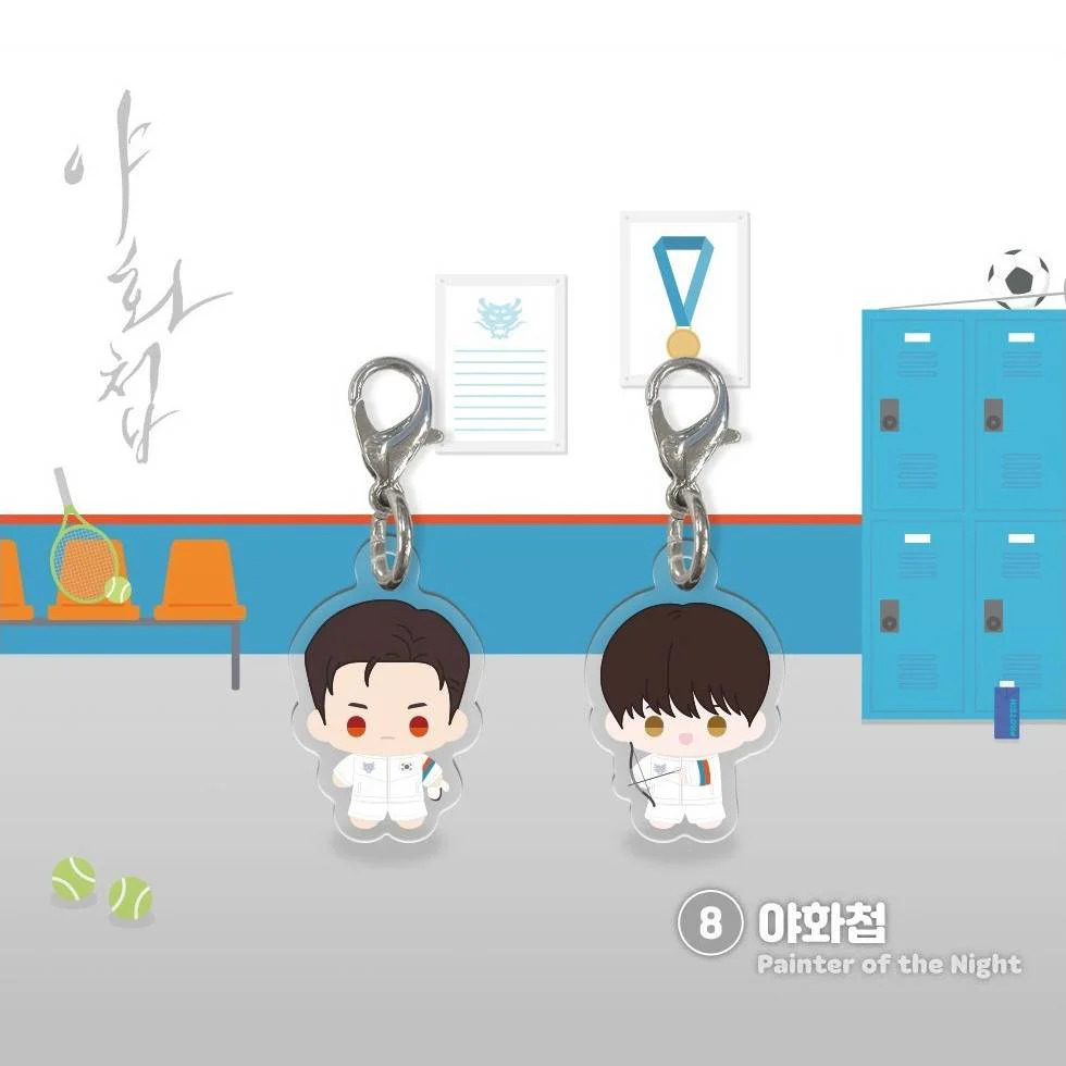 Team Lezhin Mini Bbosiraegi Acrylic Charm - Image 9