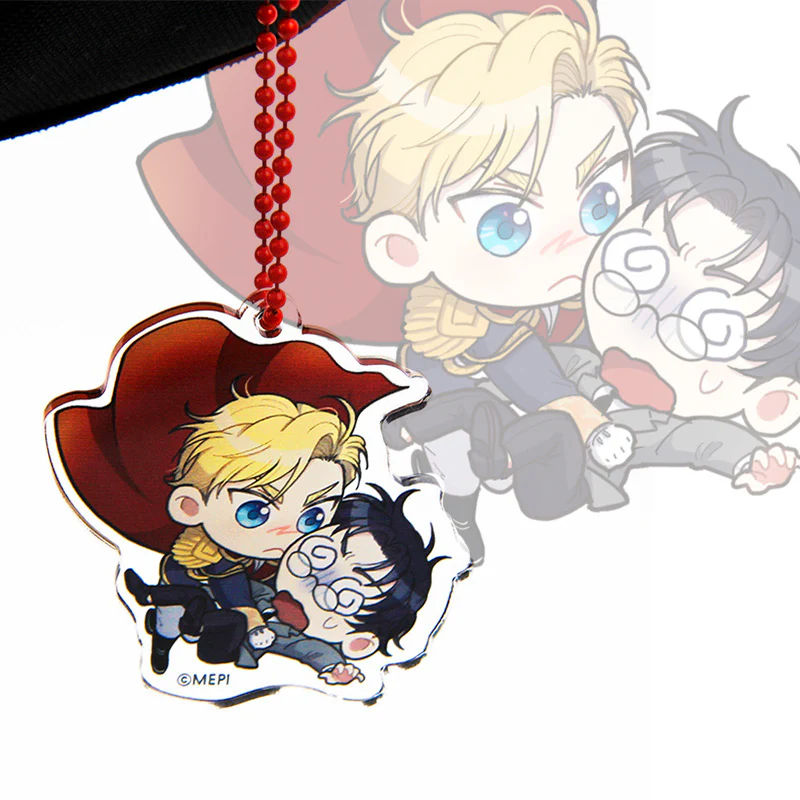 The Duke and the Tutor Dangle Acrylic Keychain