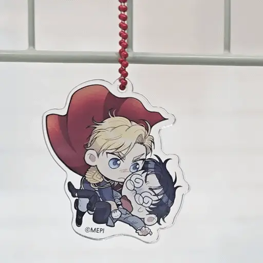 The Duke and the Tutor Dangle Acrylic Keychain - Image 2